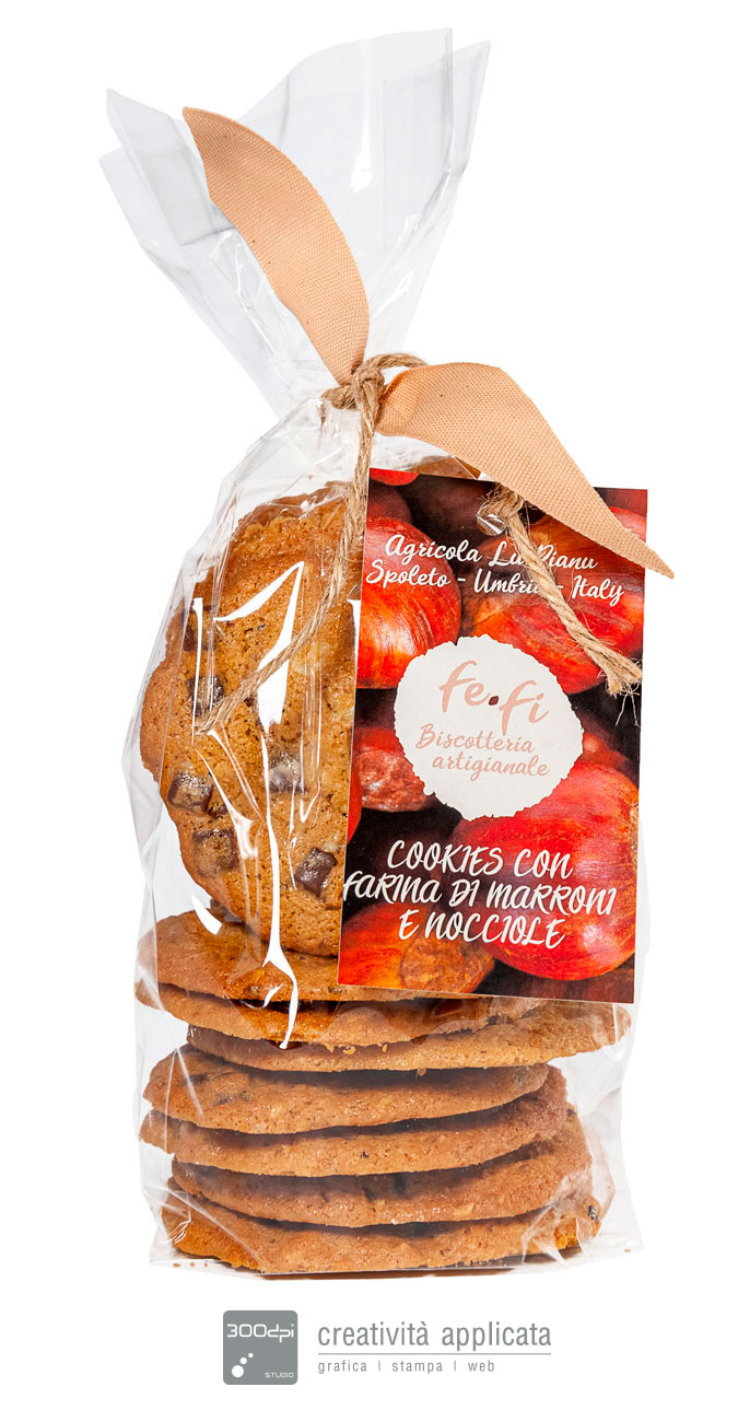 Cookies con farina di marroni e nocciole – Biscotteria Fe.Fi.