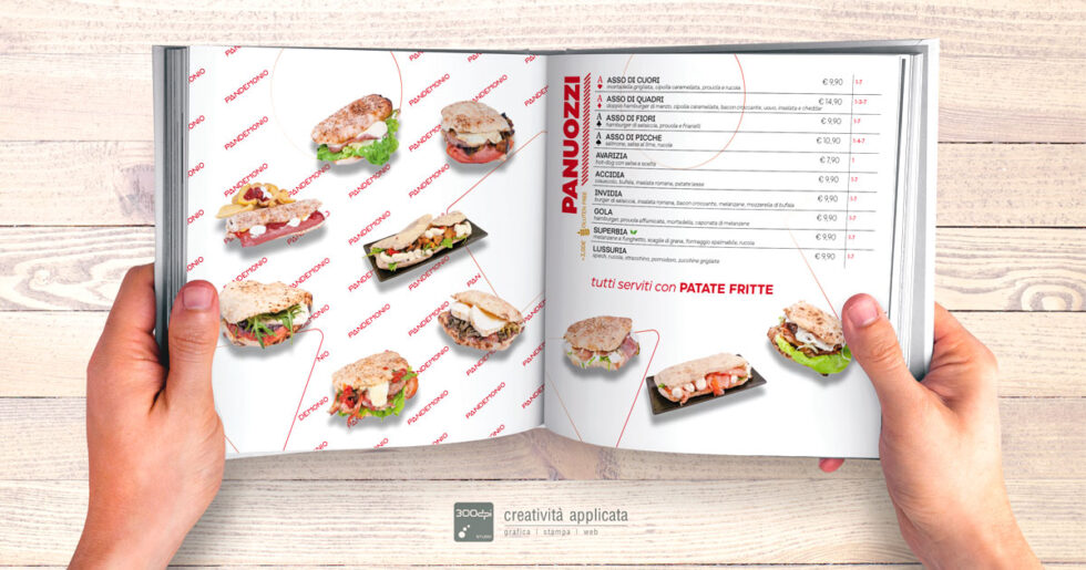 Copertina menu estivo Pandemonio 2022 grafica e stampa - 300dpi STUDIO