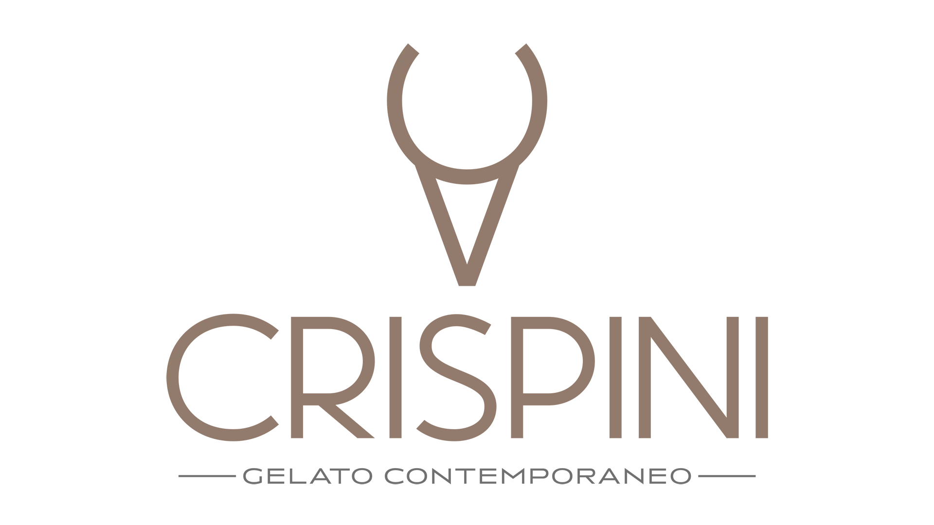 Logo CRISPINI GELATO CONTEMPORANEO - design Emanuele Nonni - 300dpi STUDIO