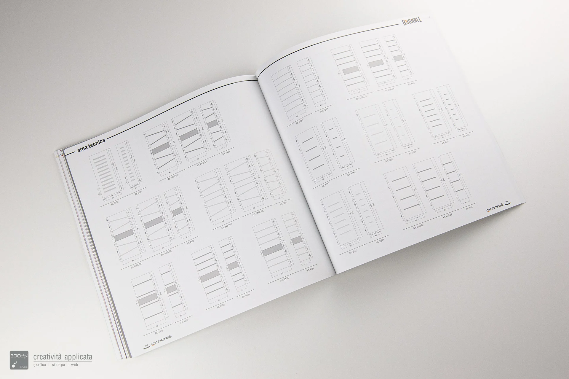 Area tecnica catalogo EVOLUTION Bugnall-Cimarelli
