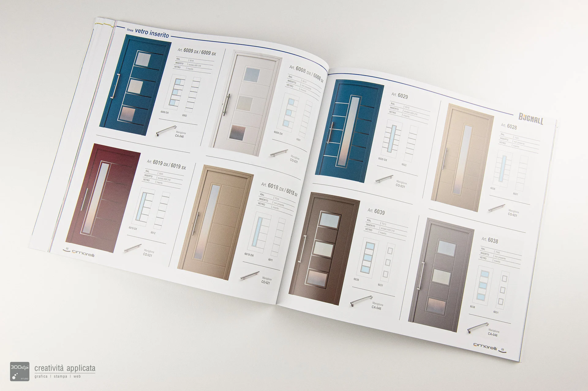 Catalogo porte Bugnall-Cimarelli - sezione vetrati