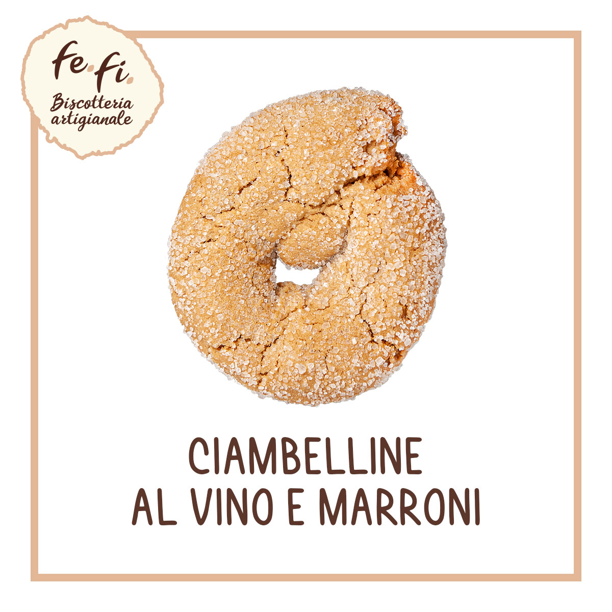 Ciambelline al Vino e Marroni – Biscotteria Artigianale Fe.Fi. Spoleto