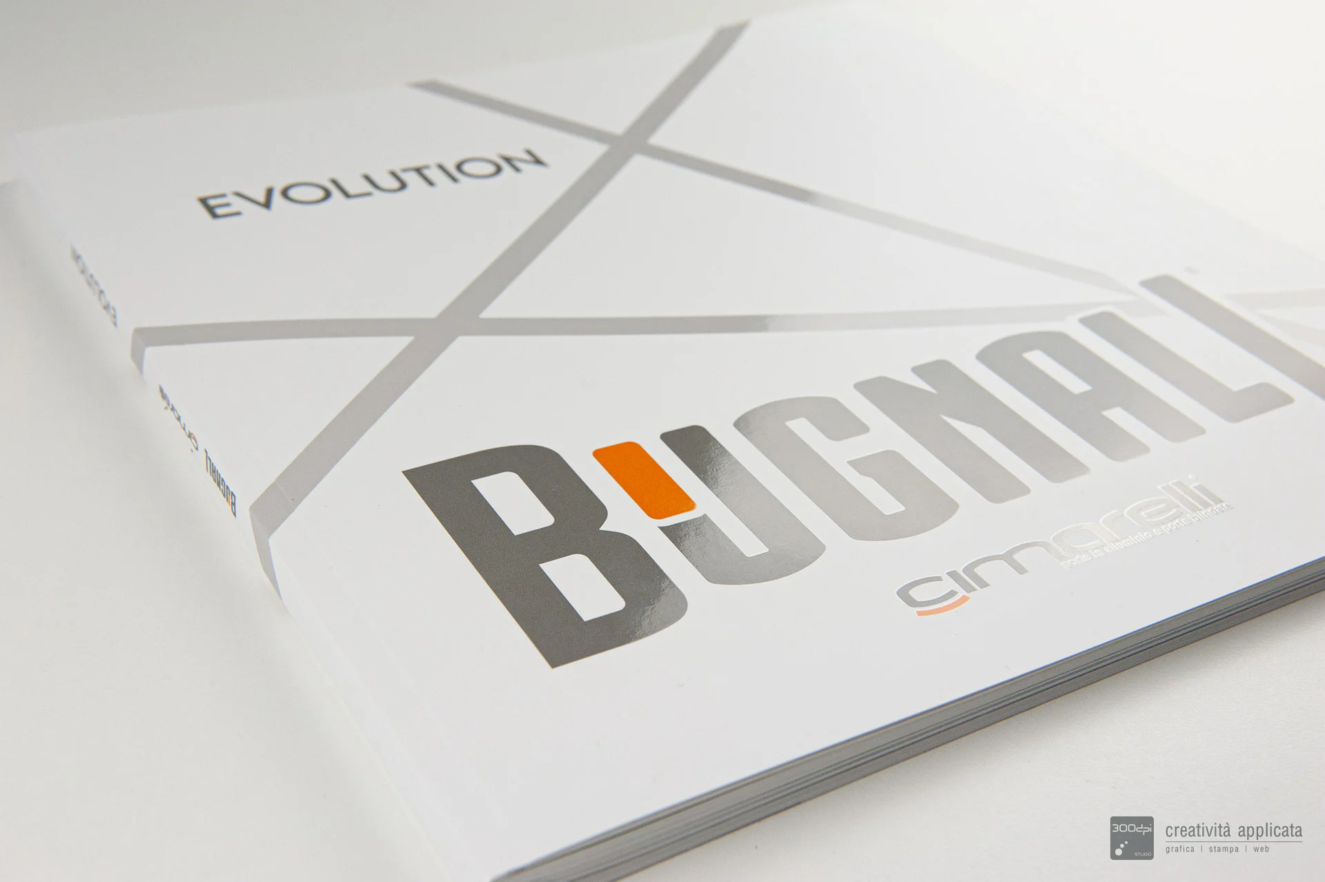 Dettaglio copertina lucidatura UV - Catalogo Bugnall-Cimarelli 2023