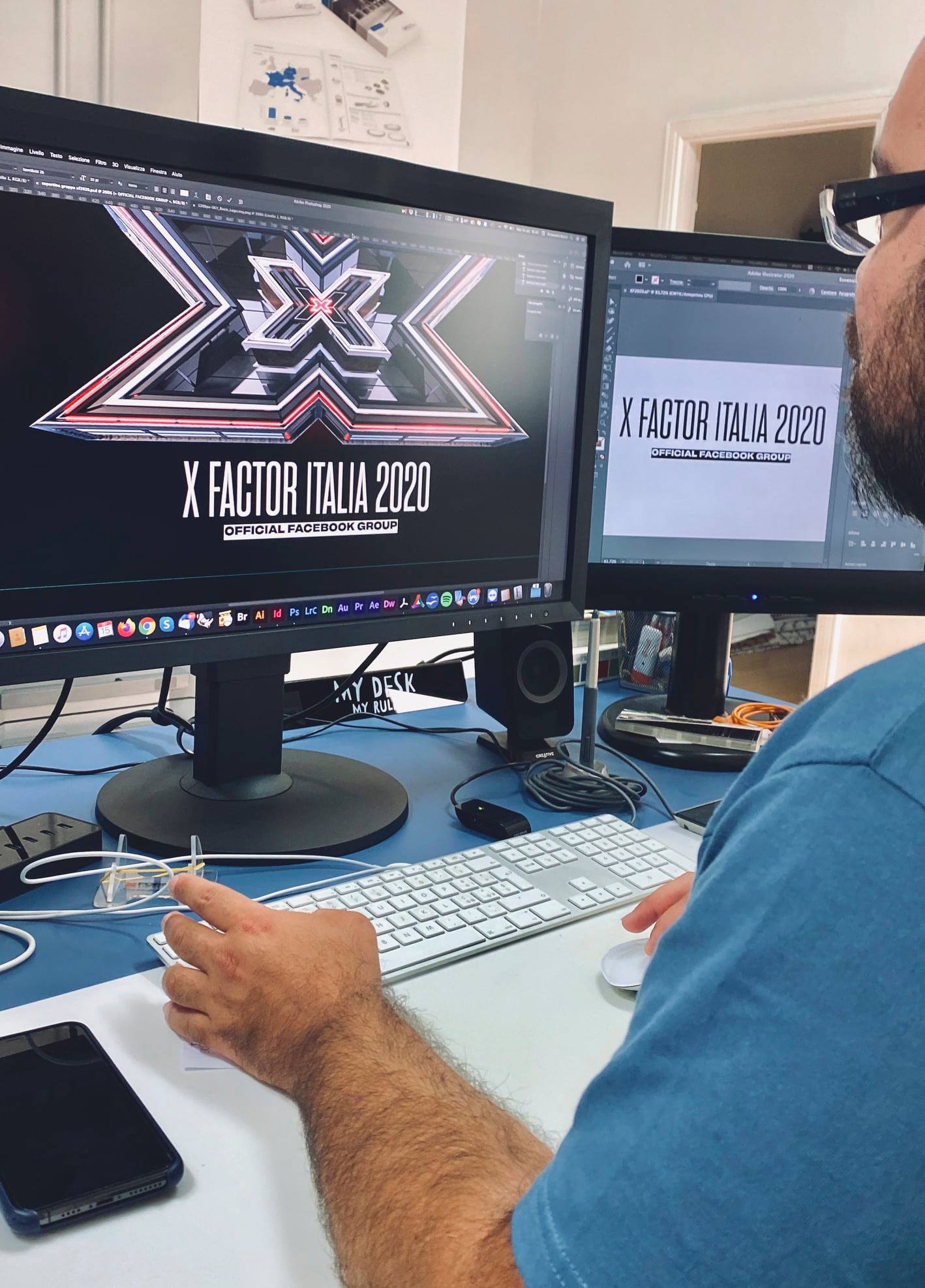 Emanuele Nonni - 300dpi STUDIO fondatore gruppo ufficiale X-Factor 2020 / #XF2020