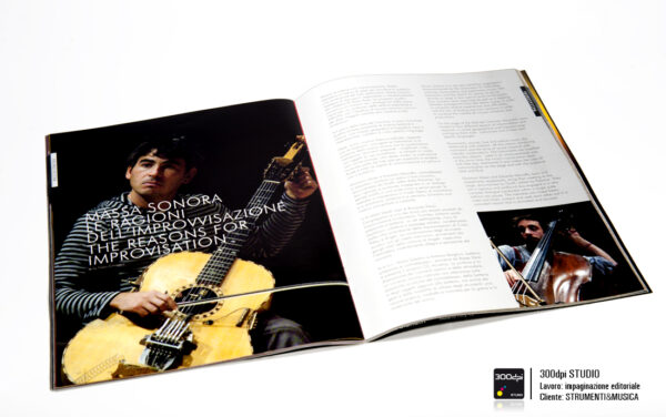 Impaginazione editoriale Strumenti&Musica magazine nr 5 articolo "Massa Sonora"