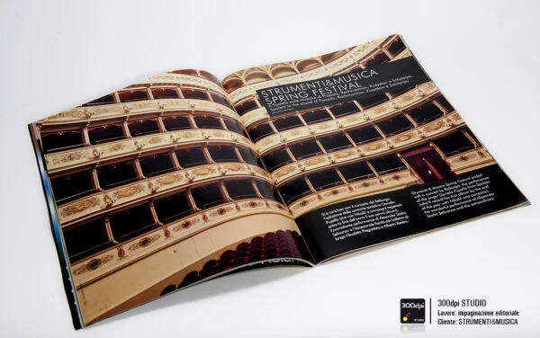 Impaginnazione editoriale rivista musicale Strumenti&Musica nr. 3 aarticolo sullo Spring Festival