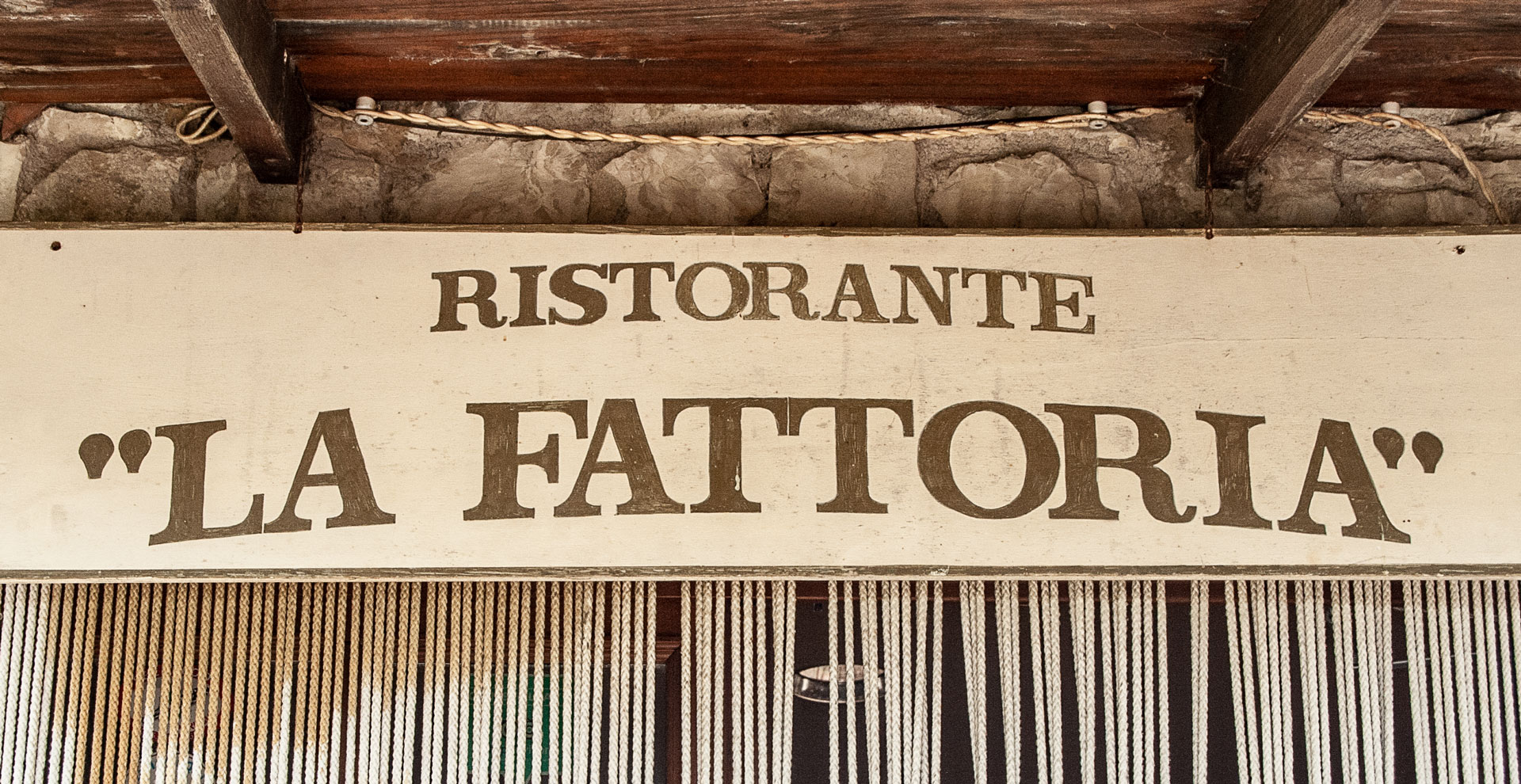 La Fattoria Spoleto: insegna storica – Ristorante – Pizzeria – Albergo