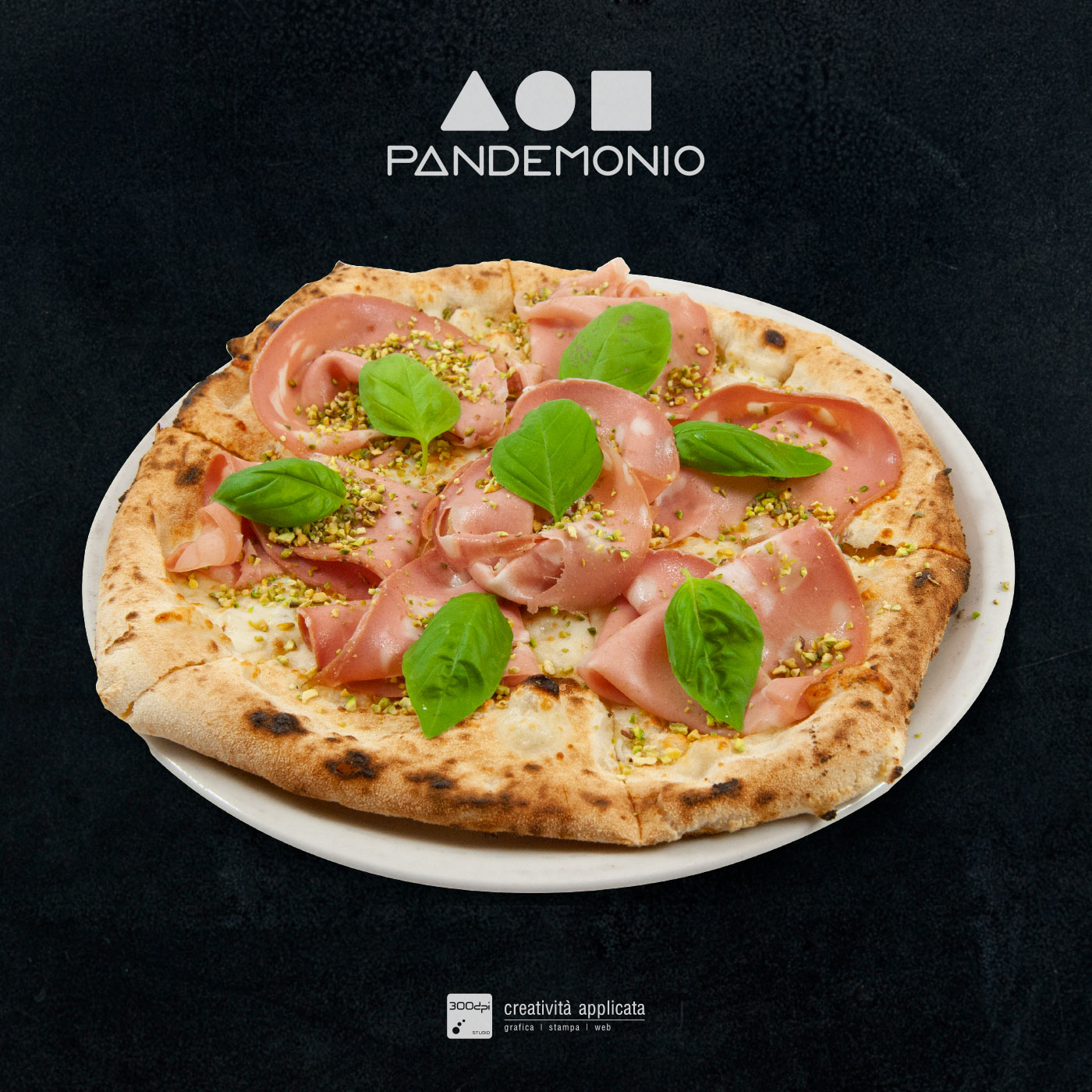 Pizza mortadella e pistacchio Pandemonio – 300dpi STUDIO Spoleto-Rimini