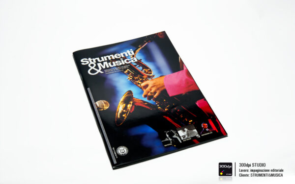 Progetto grafico della copertina di Strumenti&Musica magazine nr 11