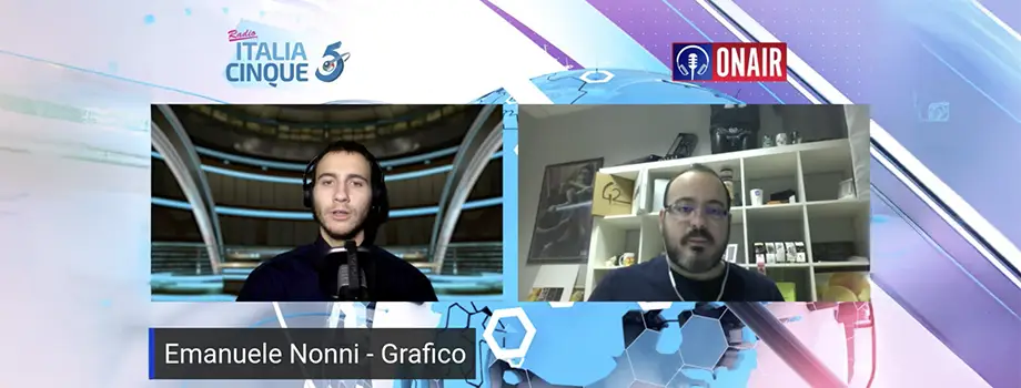 Radio Italia 5: intervista a Emanuele Nonni - 300dpi STUDIO | Spoleto - Rimini