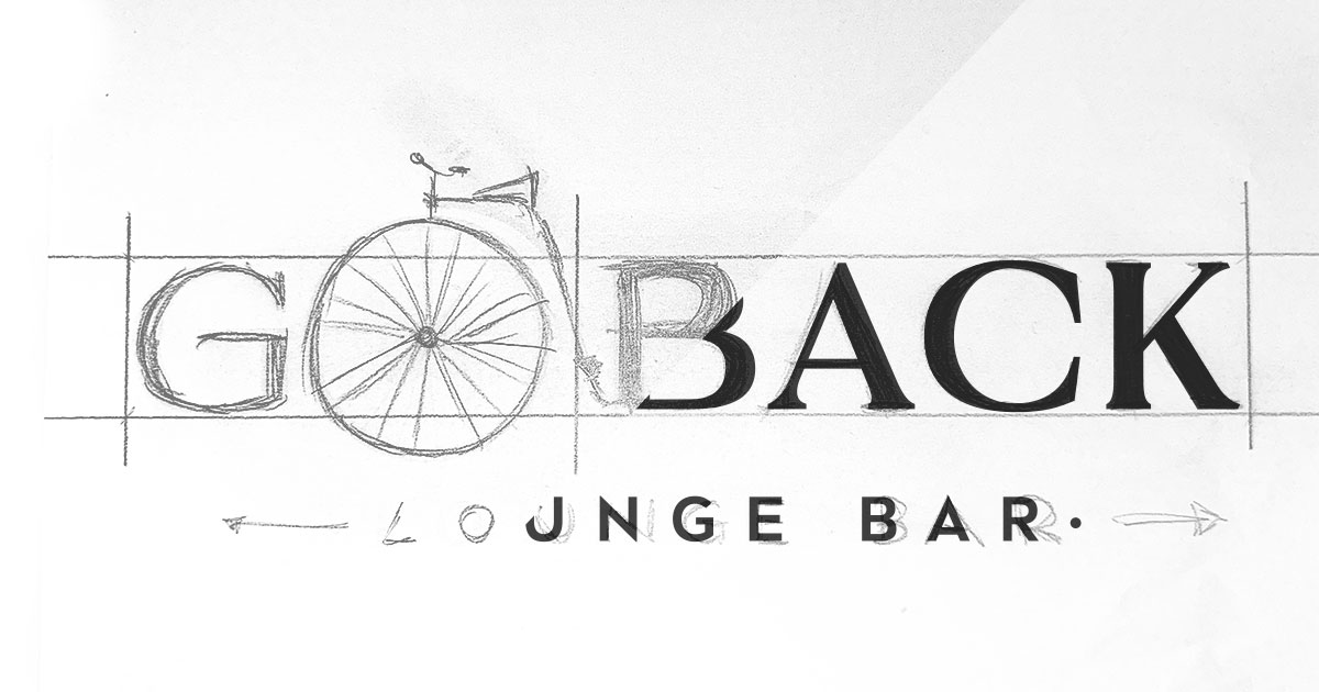 Realizzazione logo 300dpi STUDIO - GO BACK Spoleto