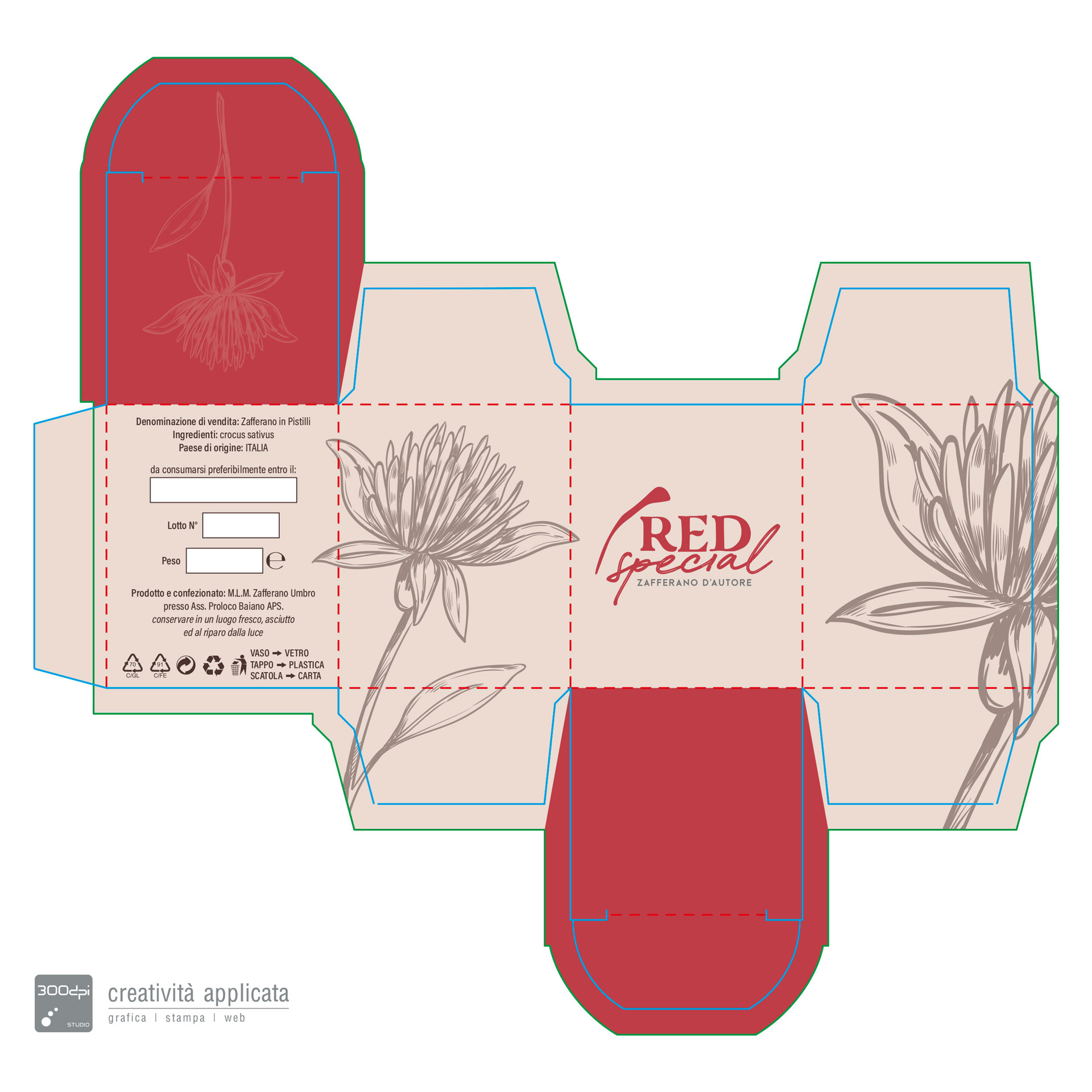 Red Special - Zafferano d'Autore progetto packaging - 300dpi STUDIO
