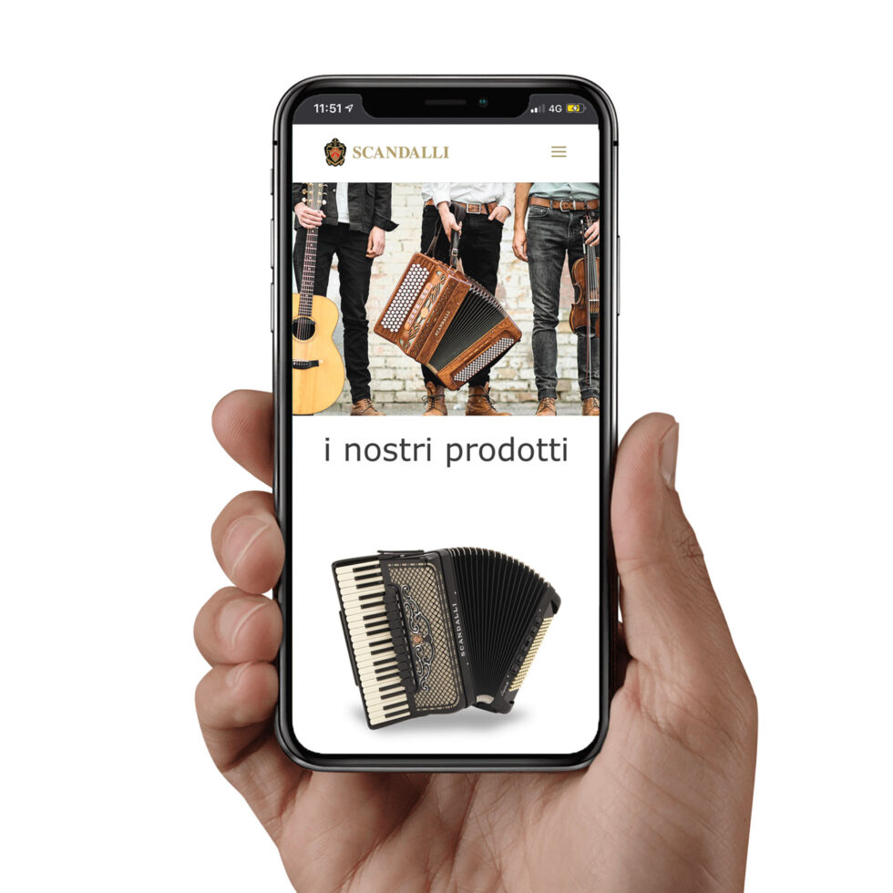 Scandalli Accordions: sito internet fisarmoniche Castelfidardo by 300dpi STUDIO