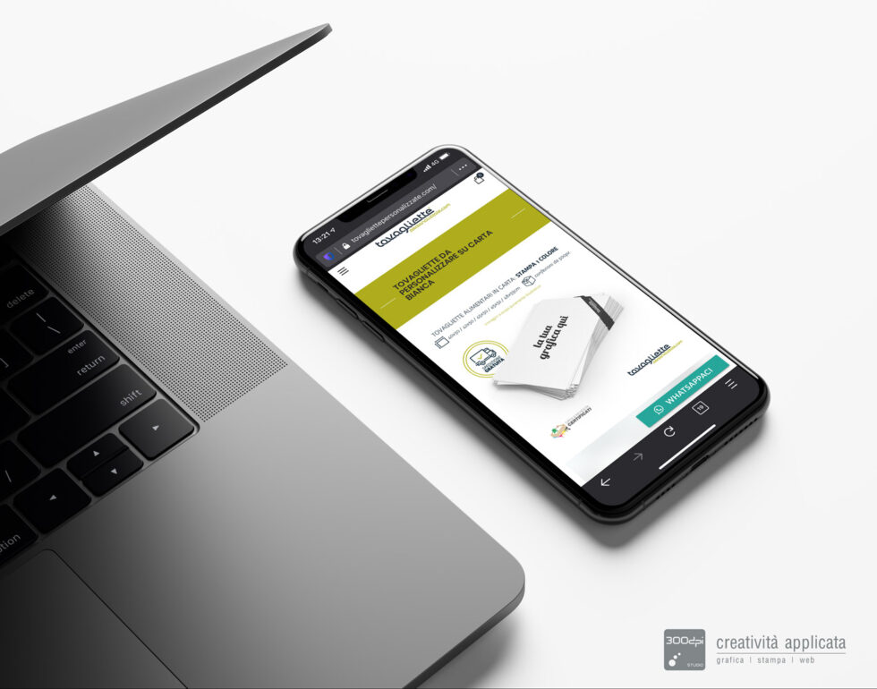 TovagliettePersonalizzate.com - sito E-commerce by 300dpi STUDIO