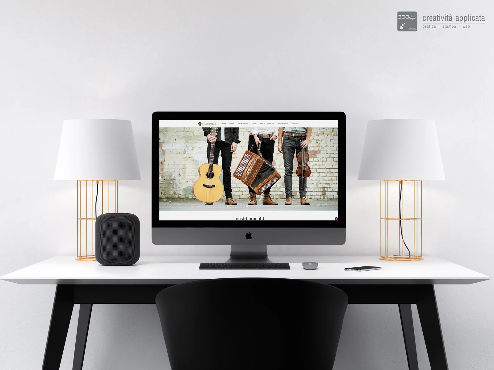 Scandalli Accordions: sito internet fisarmoniche Castelfidardo by 300dpi STUDIO
