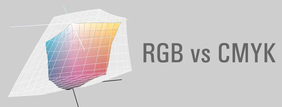 Spazio colore RGB e CMYK a confronto