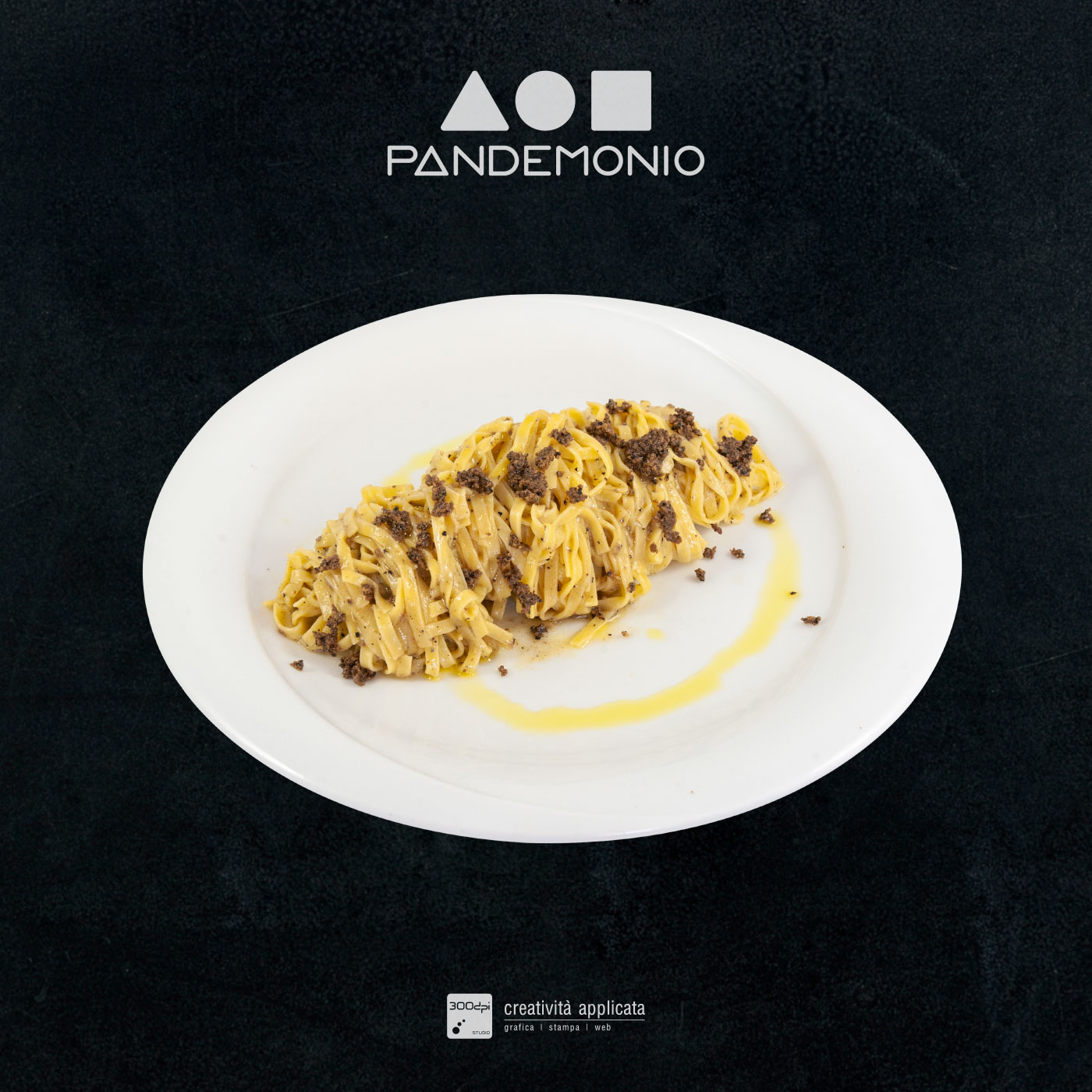 Tagliatelle al tartufo Pandemonio – 300dpi STUDIO Spoleto-Rimini