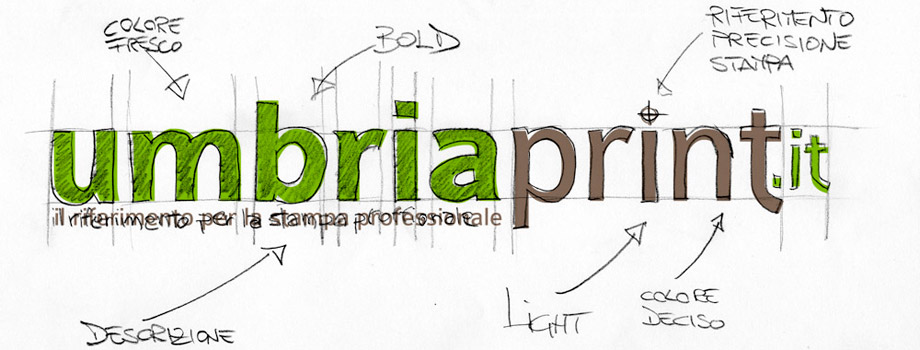 UmbriaPrint.it: design logo